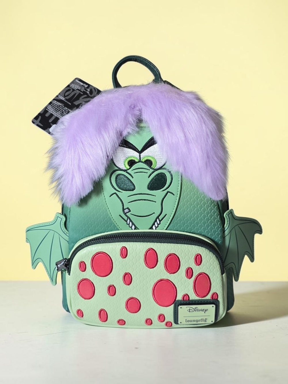 Loungefly Disney Sword in the Stone Madam Mim Dragon Mini Backpack NWT